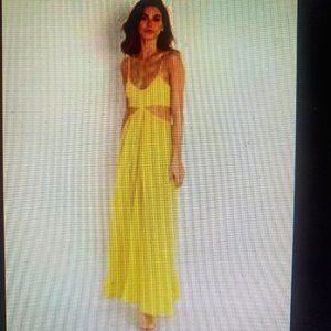 Indah Innocence Cutaway Maxi Dress Citrus